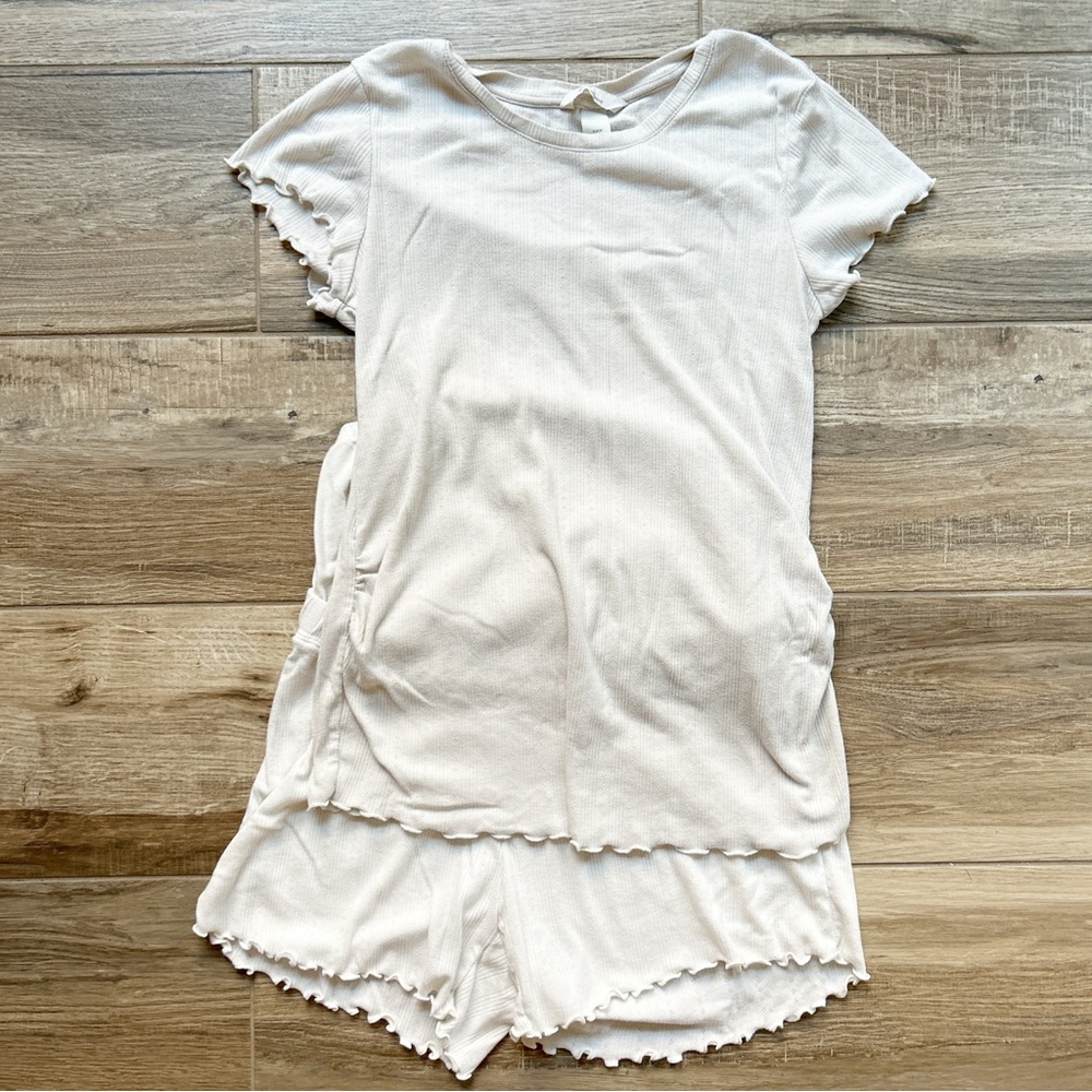 Maternity Pajamas H&M Mama Pointelle Pregnancy Lounge